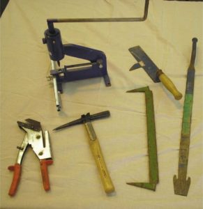 Selection of slating tools