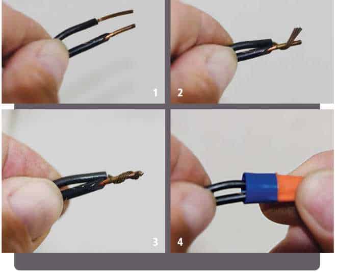 Splicing Small Wires to Bigger Wires