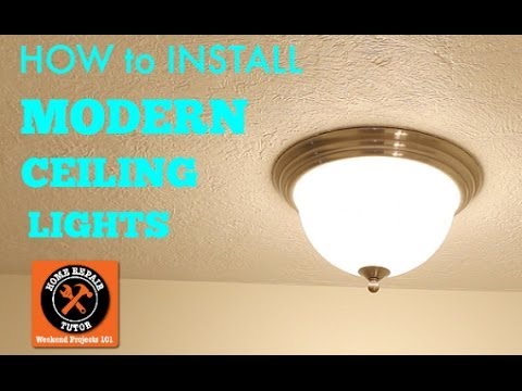 How to Install a Ceiling Light?